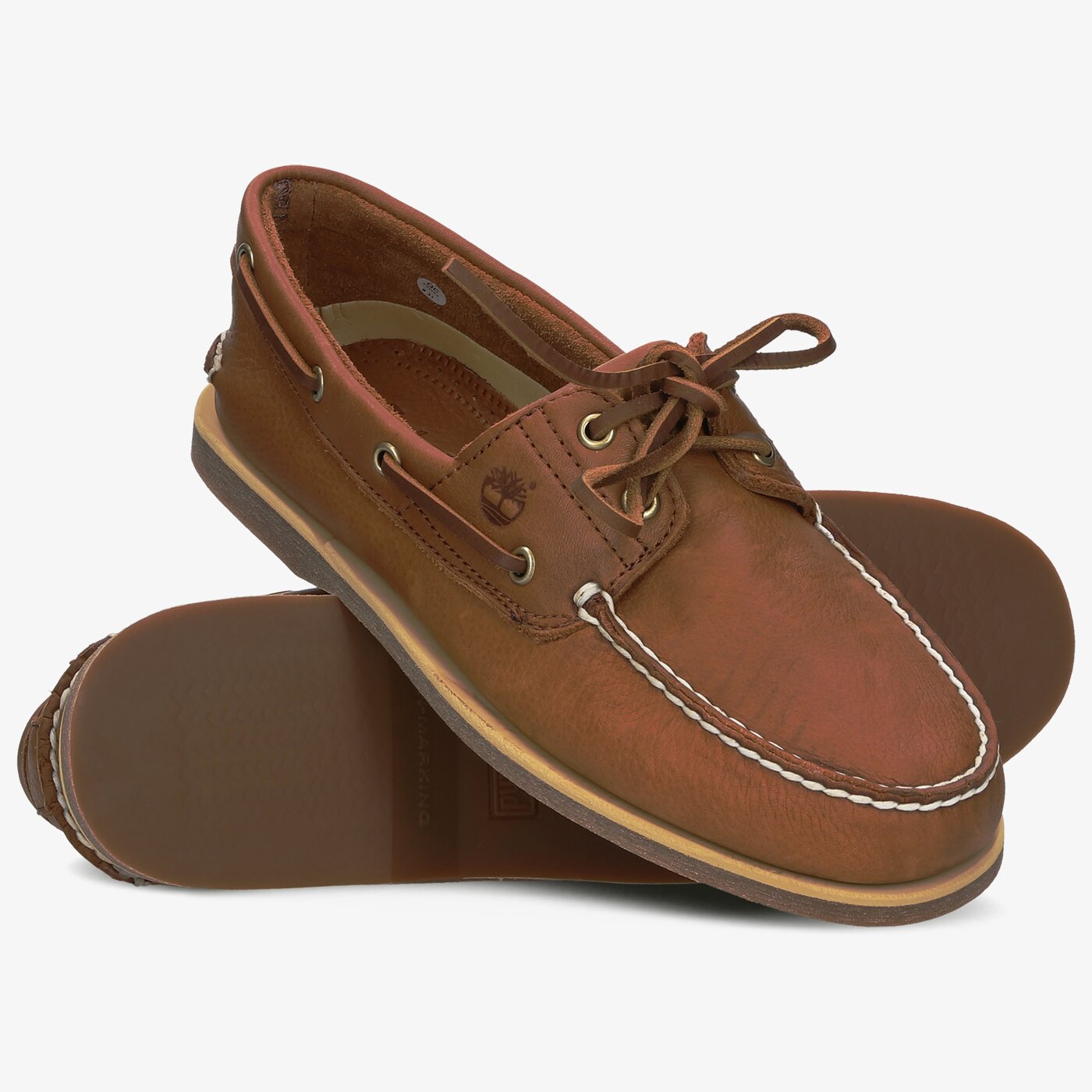 Męskie mokasyny TIMBERLAND CLASSIC BOAT 2 EYE tb0a2afnf131 kolor brązowy