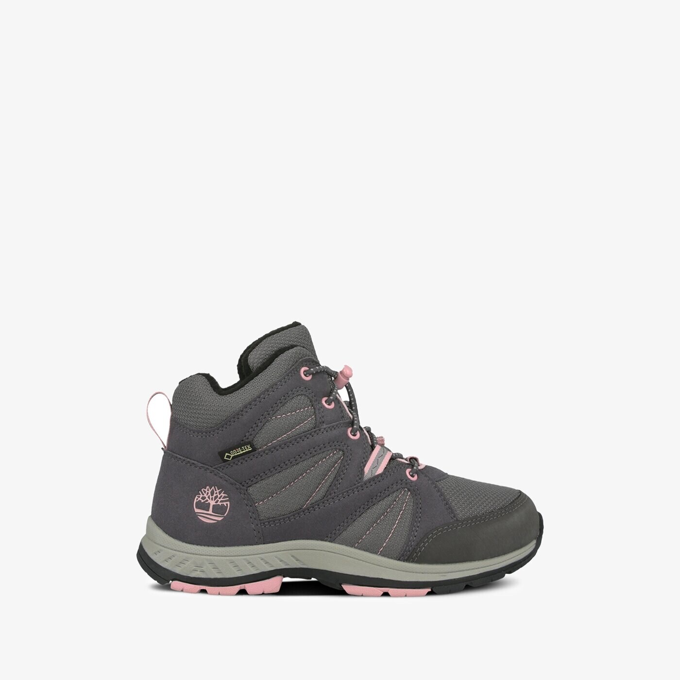 Dziecięce buty outdoor / trekkingowe TIMBERLAND NEPTUNE PK MIDGTX BUNG WL tb0a1xck0331 kolor szary