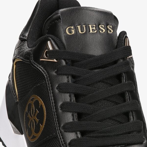 Damskie sneakersy (buty) GUESS TESHA fl5tespel12blkgo kolor czarny