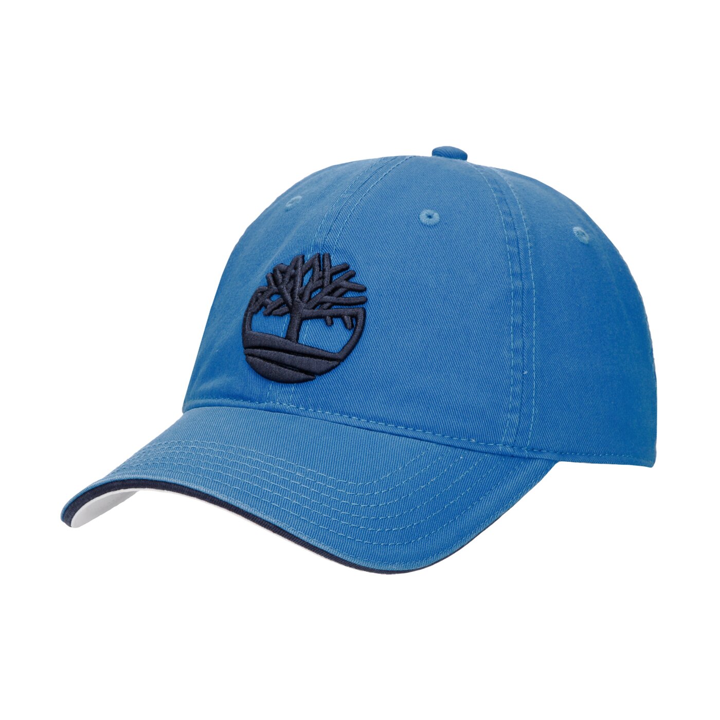 Damska czapka z daszkiem TIMBERLAND CZAPKA COTTON TWILL CAP tb0a1eoof421 kolor niebieski