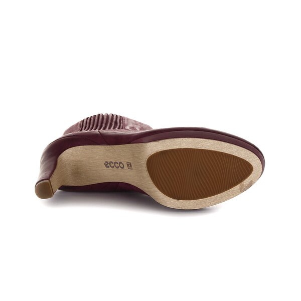 Damskie botki / sztyblety ECCO NAVOI 85 MM 35555302113 kolor fioletowy