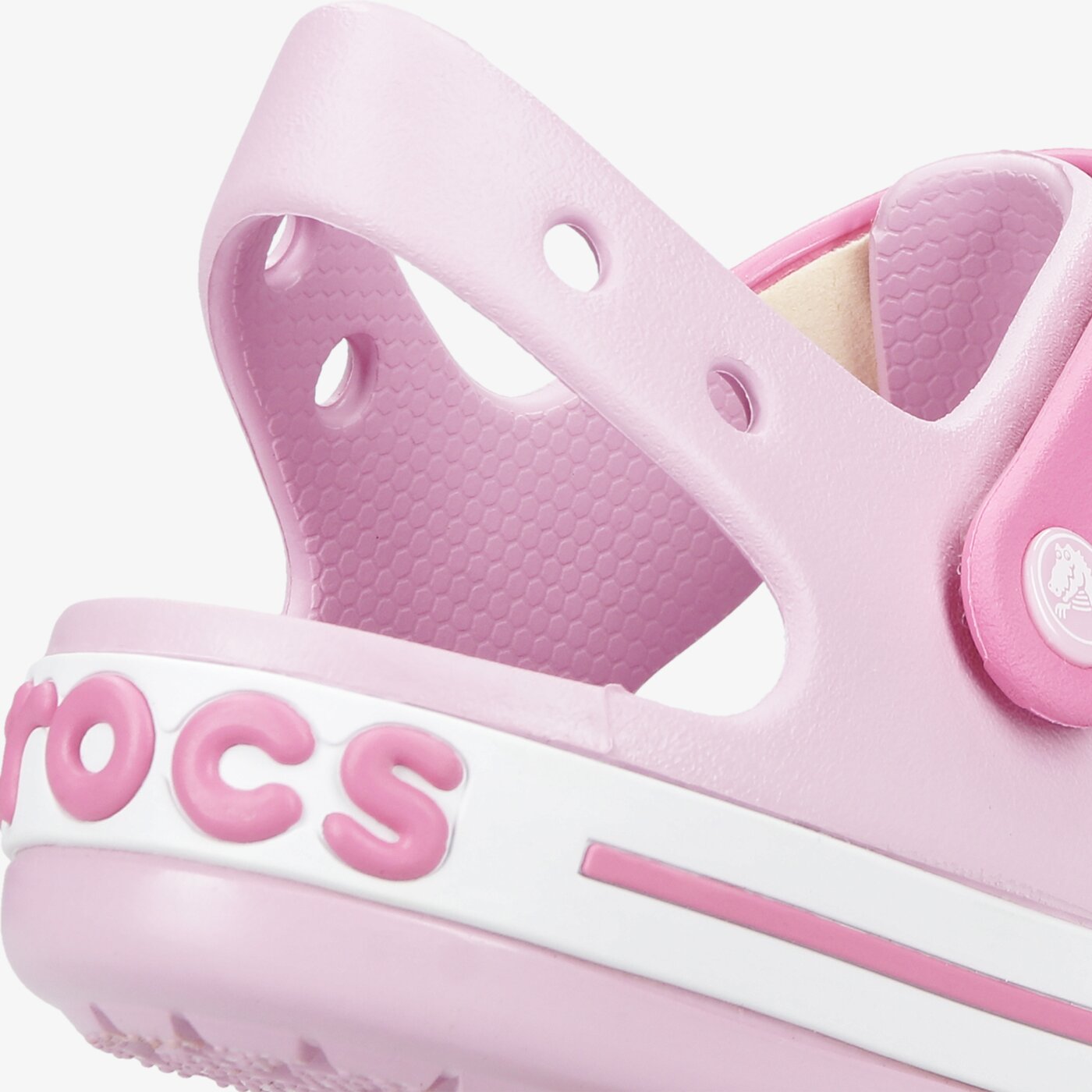 Dziecięce sandały / klapki CROCS CROCBAND SANDAL KIDS 128566gdk kolor różowy