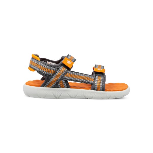 Dziecięce sandały / klapki TIMBERLAND PERKINS ROW WEBBING SNDL a1pwf kolor szary