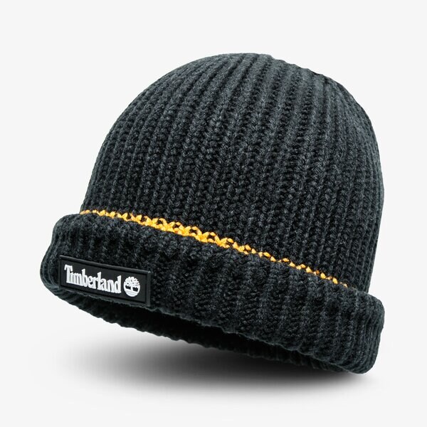 Damska czapka zimowa TIMBERLAND CZAPKA SHALLOW BEANIE tb0a1f7f0011 kolor czarny