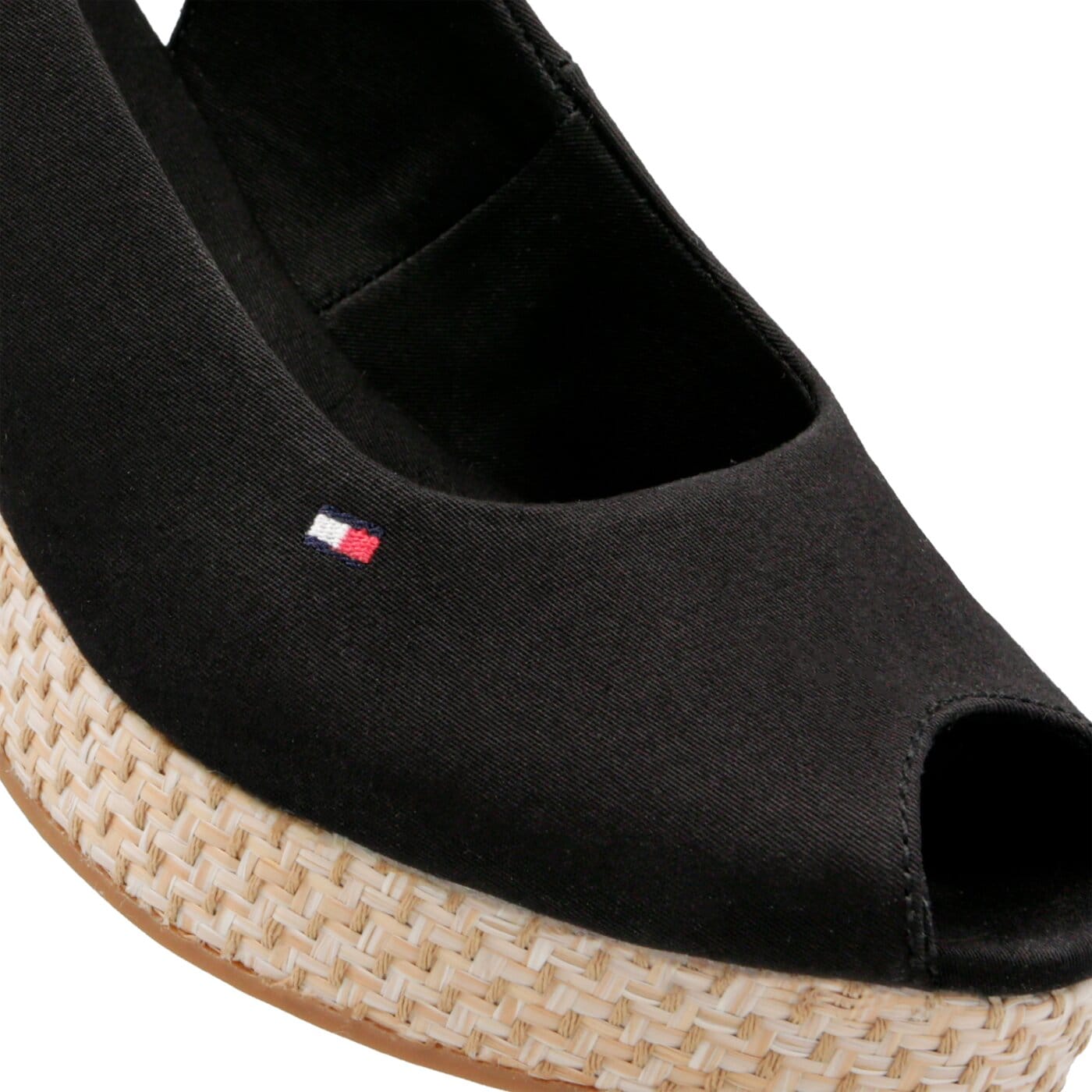 Damskie sandały TOMMY HILFIGER ELBA 39D2 ICONIC ELBA BASIC SLING BACK fw0fw04081990 kolor czarny