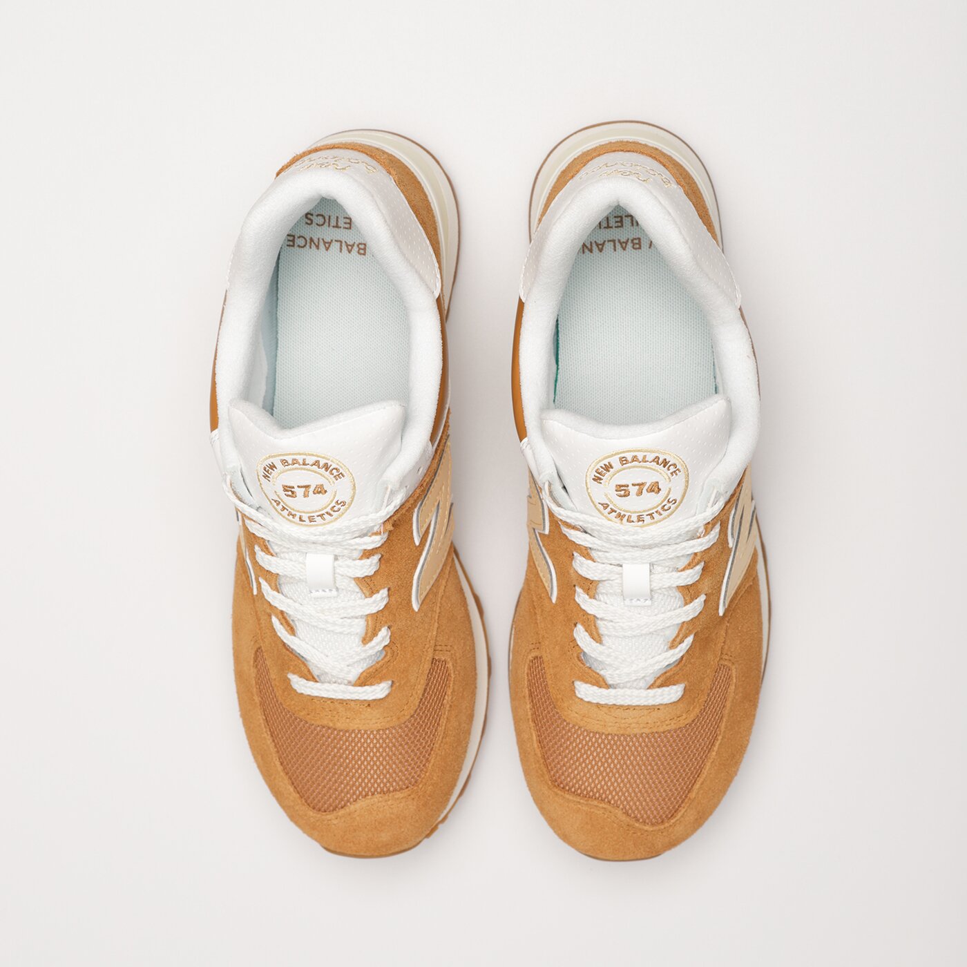 Męskie sneakersy (buty) NEW BALANCE 574  u574ob2 kolor musztardowy