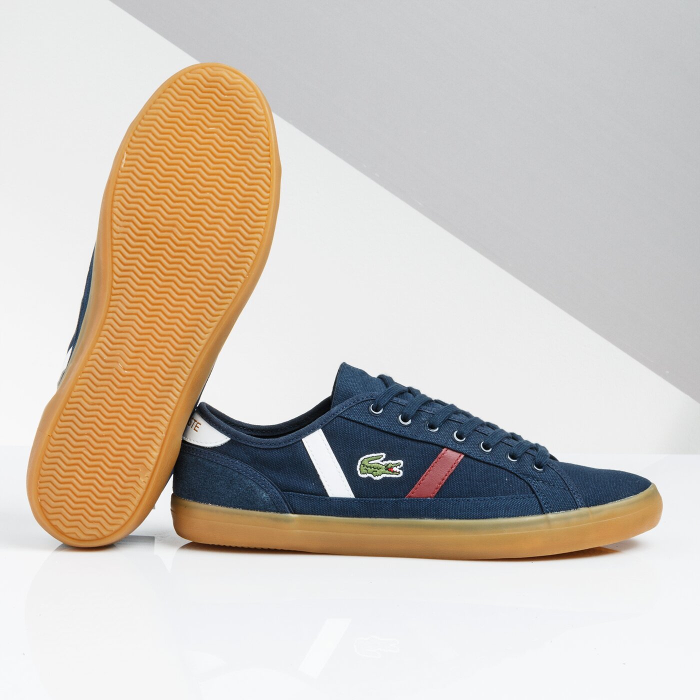 Męskie trampki LACOSTE SIDELINE 319 1 CMA 738cma0055nwr kolor granatowy