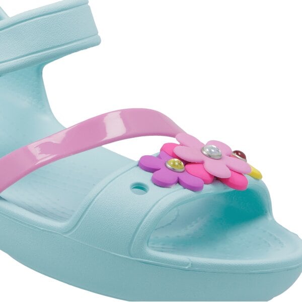 Dziecięce sandały / klapki CROCS LINA CHARM SANDAL K 2055304o9i kolor niebieski
