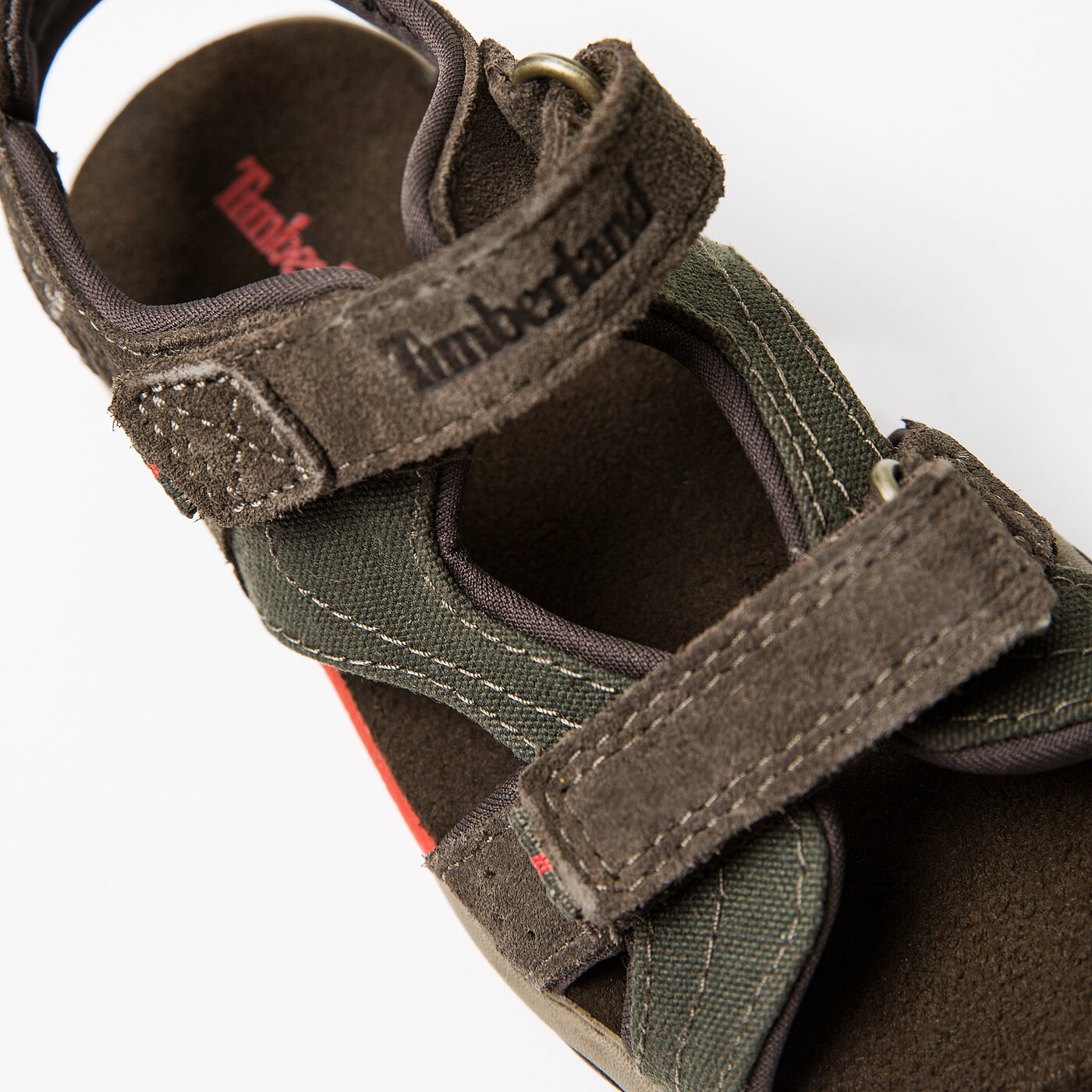 Dziecięce sandały / klapki TIMBERLAND PARK HOPPER L/F 2 STRAP ca1qox kolor khaki