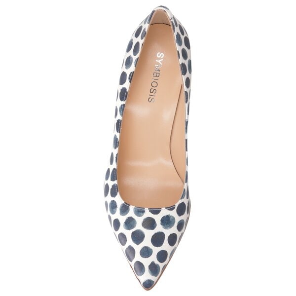 Damskie szpilki / czółenka SYMBIOSIS DOTTY HIGH HEELS  sywc119008 kolor niebieski