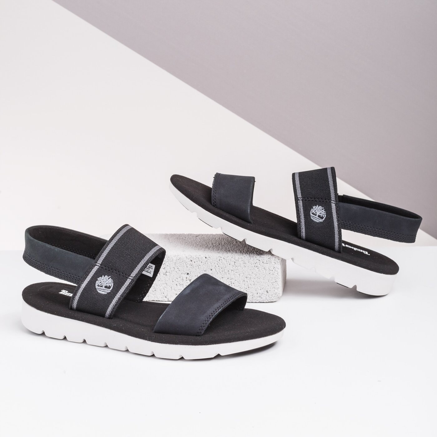 Damskie sandały TIMBERLAND LOTTIE LOU F/L 2 BAND WOMENS tb0a287r0151 kolor czarny