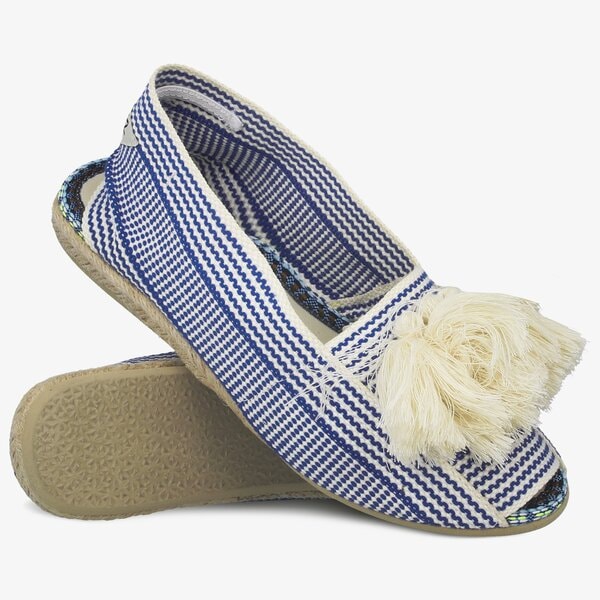 Damskie espadryle PAEZ SANDAL YUTE SANDAL FRILL BLUE 1934805s9001-301 kolor niebieski