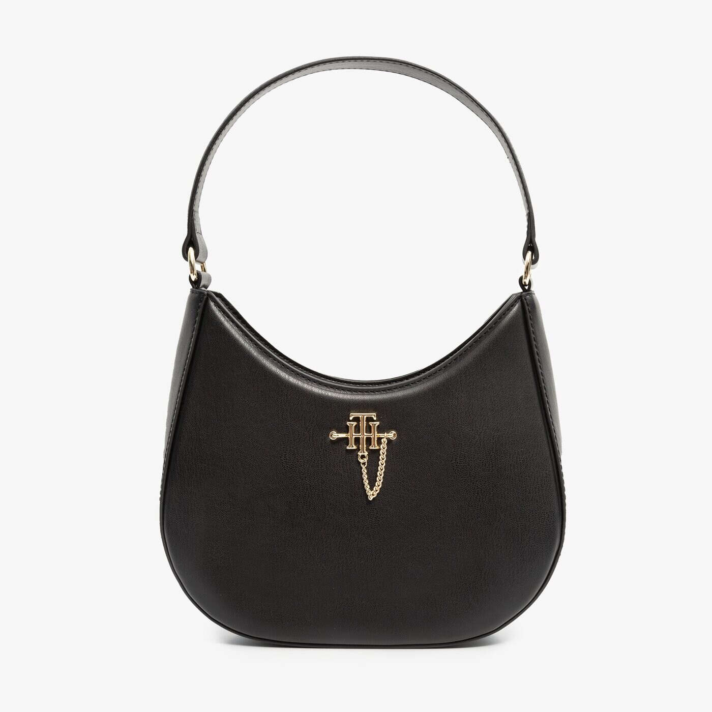Damska torebka TOMMY HILFIGER TOREBKA TH CHAIN SHOULDER BAG aw0aw11341bds kolor czarny