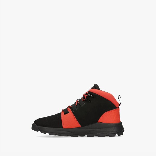 Dziecięce buty outdoor / trekkingowe TIMBERLAND BROOKLYN CITY MID tb0a2jkg0151 kolor czarny