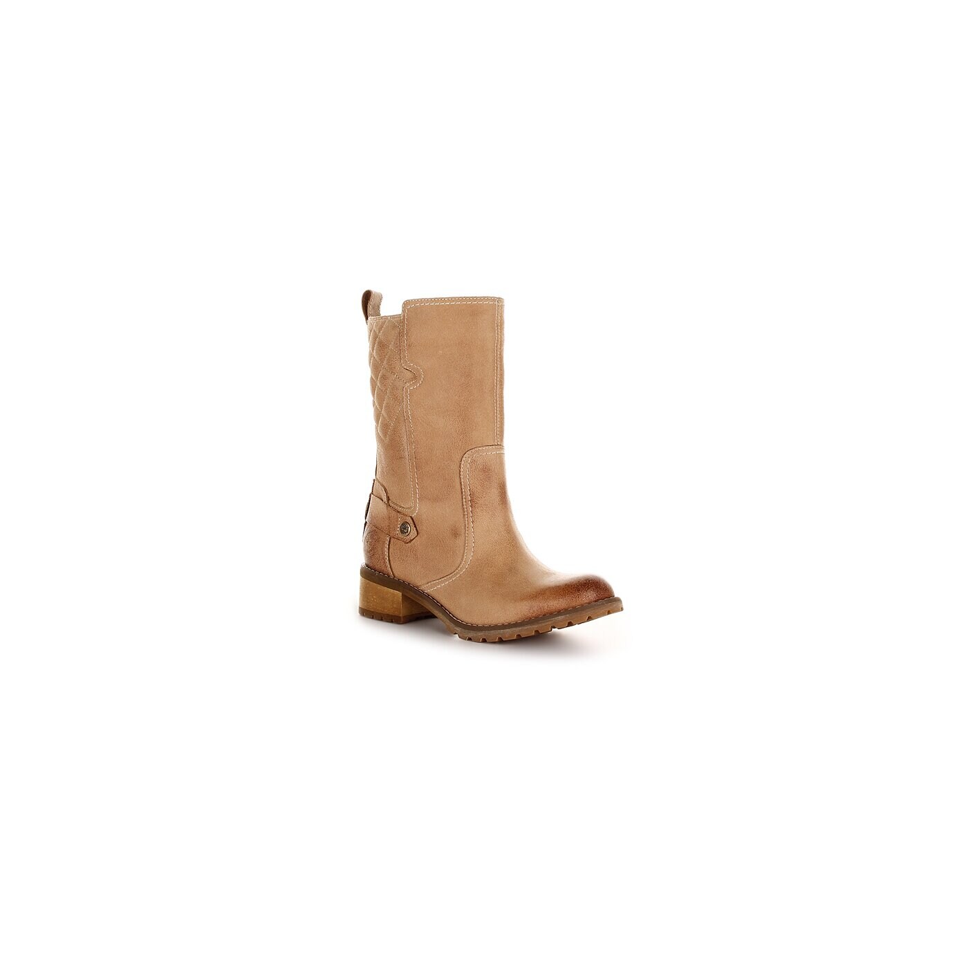Damskie kozaki TIMBERLAND EK APLEY MID WP BOOT 1618r kolor beżowy
