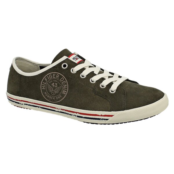 Męskie trampki TOMMY HILFIGER SAMSON 9B em56817020326 kolor zielony
