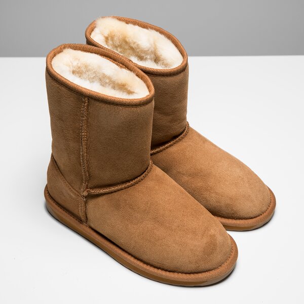 Damskie botki / sztyblety EMU STINGER LO CHESTNUT w10002chestnut kolor brązowy