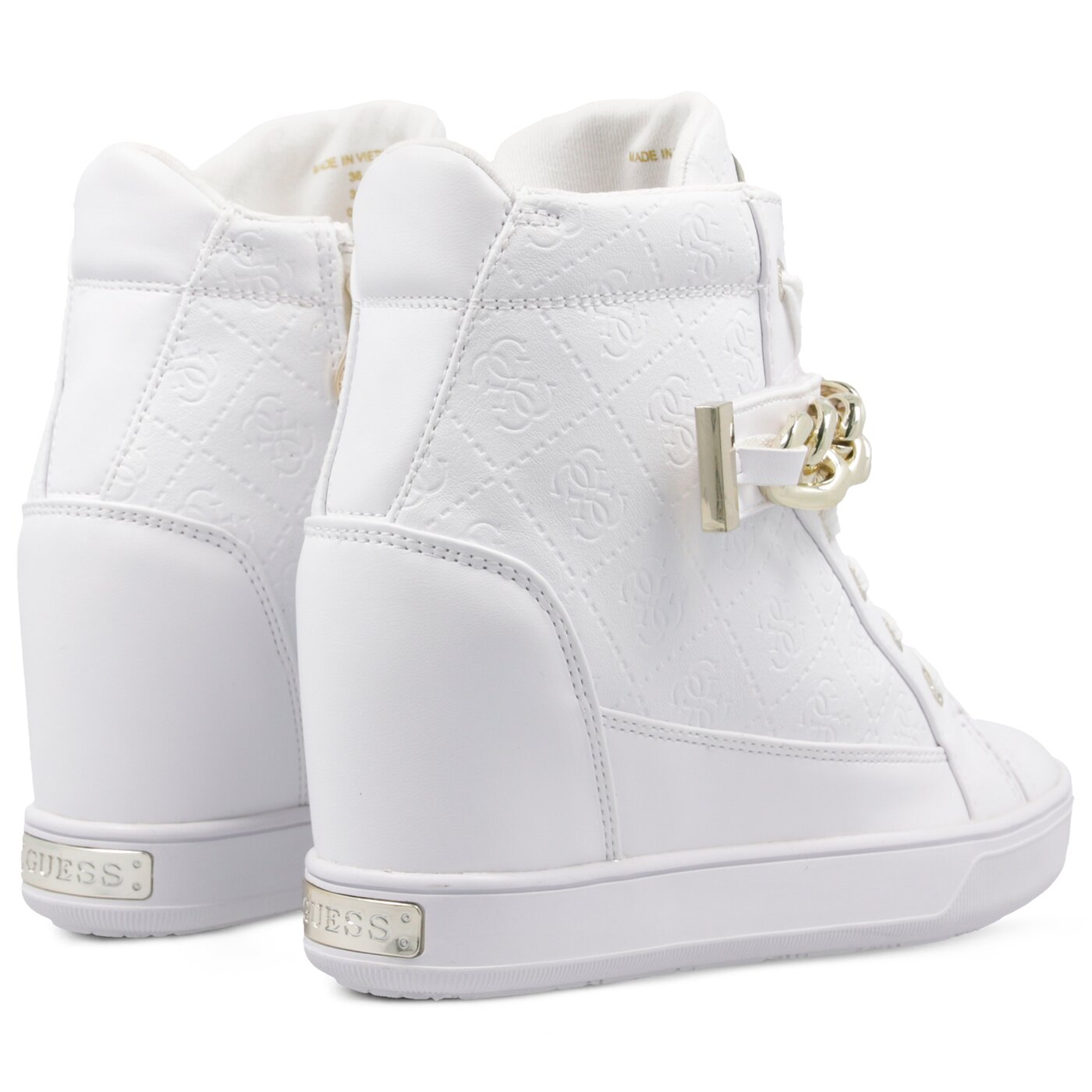 Damskie trampki GUESS FLIPPER flflr4fal12white kolor biały