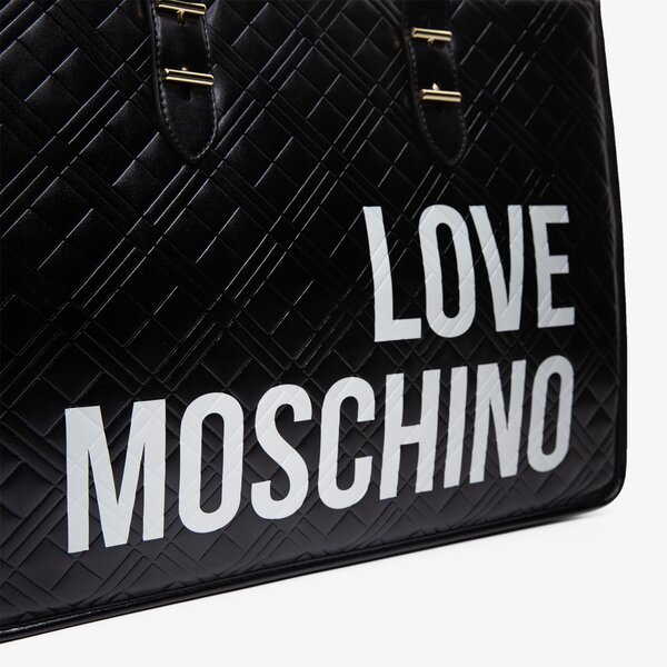 Damska torebka LOVE MOSCHINO TOREBKA I LOVE SHOPPING jc4209pp0aka100a kolor czarny