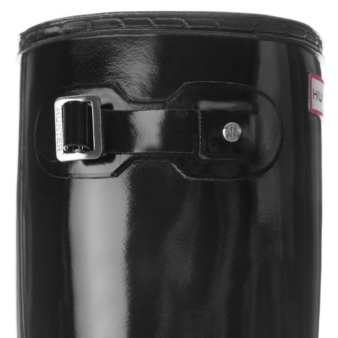 Damskie kalosze (buty gumowe) HUNTER WMN ORG TALL GLOSS wft1000rgl-blk kolor czarny