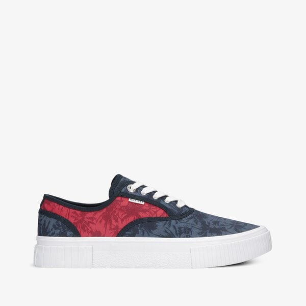 Męskie trampki TOMMY HILFIGER ELEVATED RWB PRINT VULC fm0fm036180gz kolor granatowy