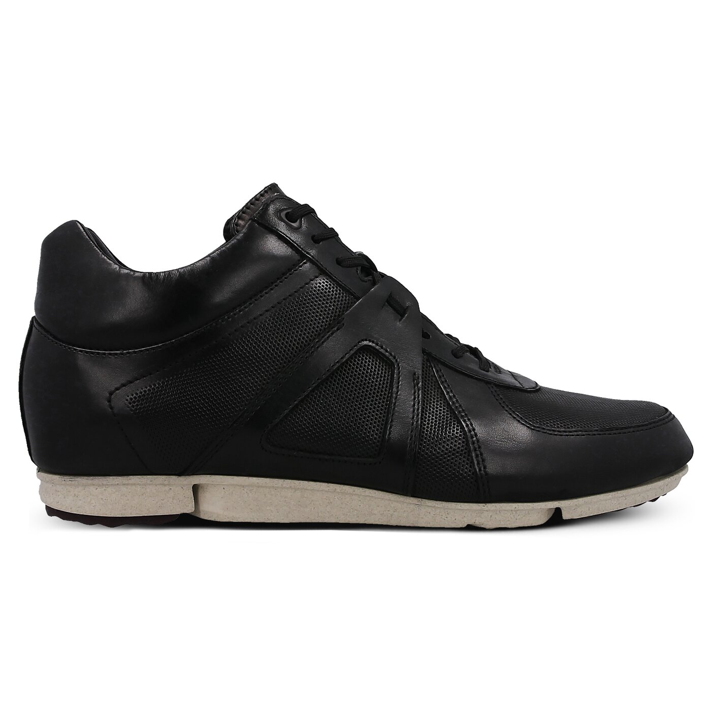 Męskie buty za kostkę CLARKS TRITURN HI BLACK LEATHER 26120692 kolor czarny