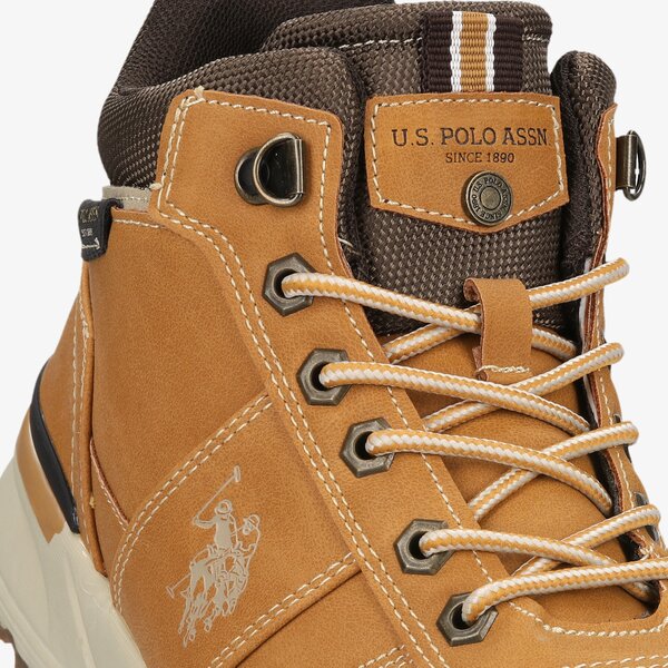 Męskie buty outdoor (trekkingowe) U.S. POLO ASSN. WILDCAT001  wildcat001yel002 kolor żółty