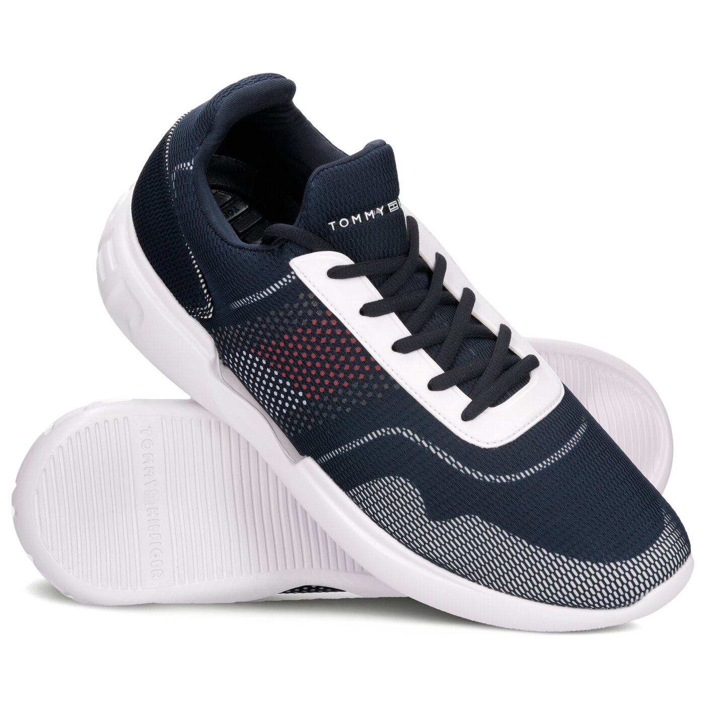 Męskie sneakersy (buty) TOMMY HILFIGER TATE 5C fm0fm02028403 kolor granatowy