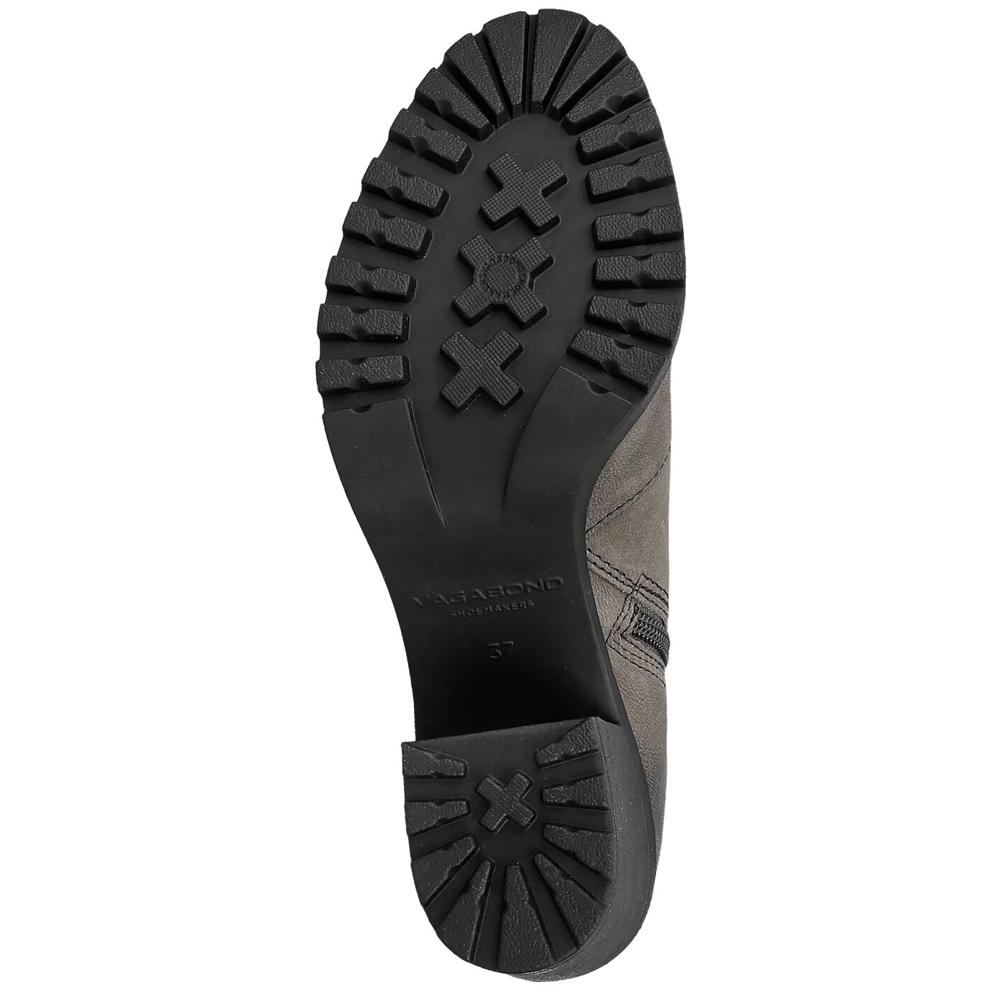 Damskie botki / sztyblety VAGABOND GRACE DK GREY NUBUCK 422815018 kolor szary