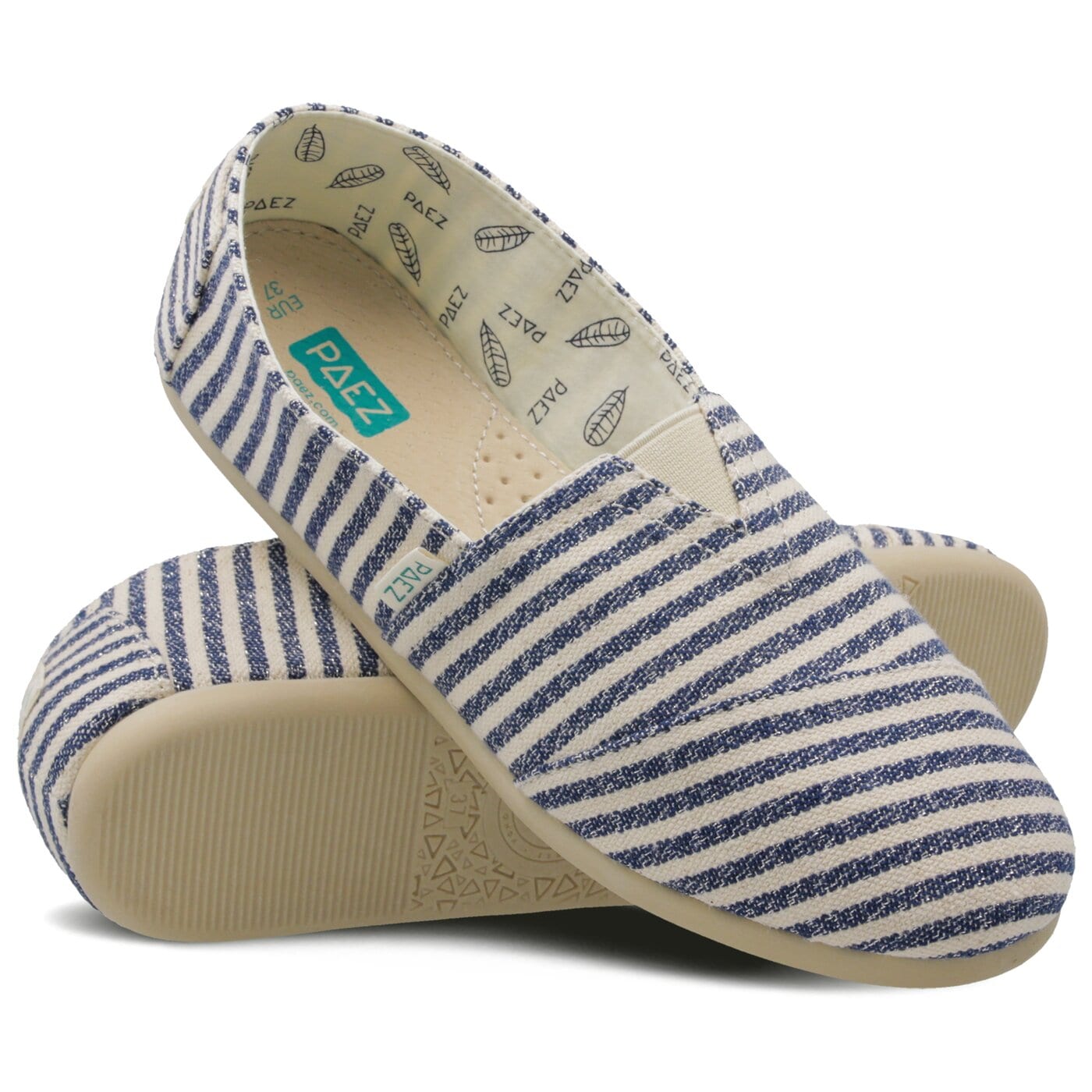 Damskie espadryle PAEZ ORIGINAL GUM CLASSIC SURFY SILVER co30501s9801105 kolor granatowy