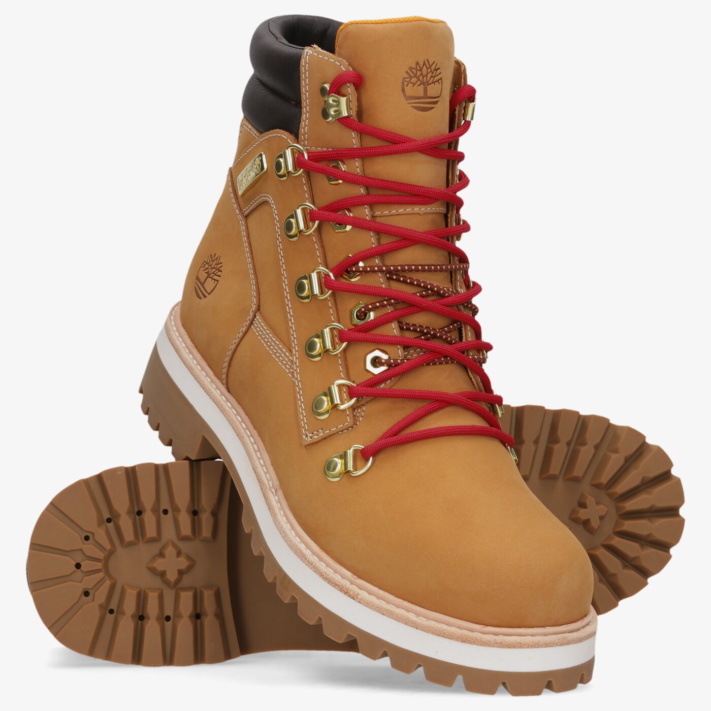 Męskie buty za kostkę TIMBERLAND VIBRAM LUX 6 INCH WP tb0a2kkm2311 kolor żółty