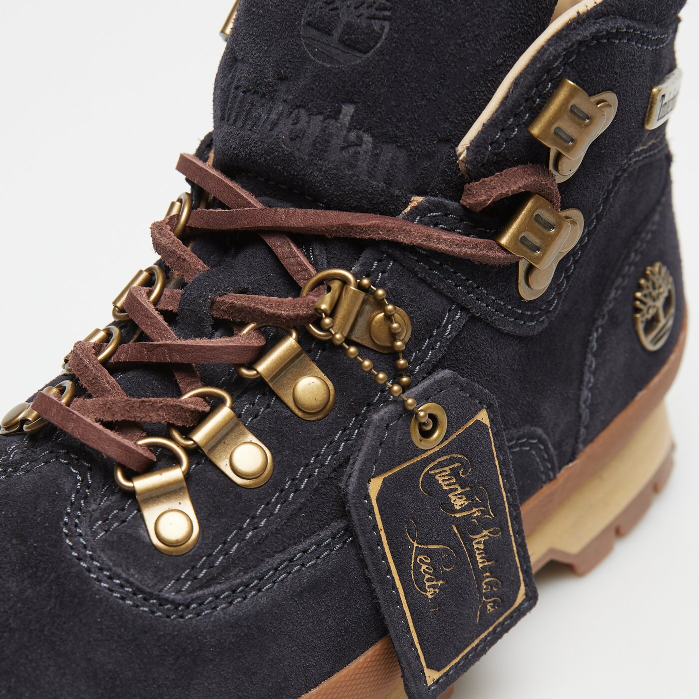 Damskie buty outdoor (trekkingowe) TIMBERLAND EURO HIKER   tb0a62vgep31 kolor granatowy