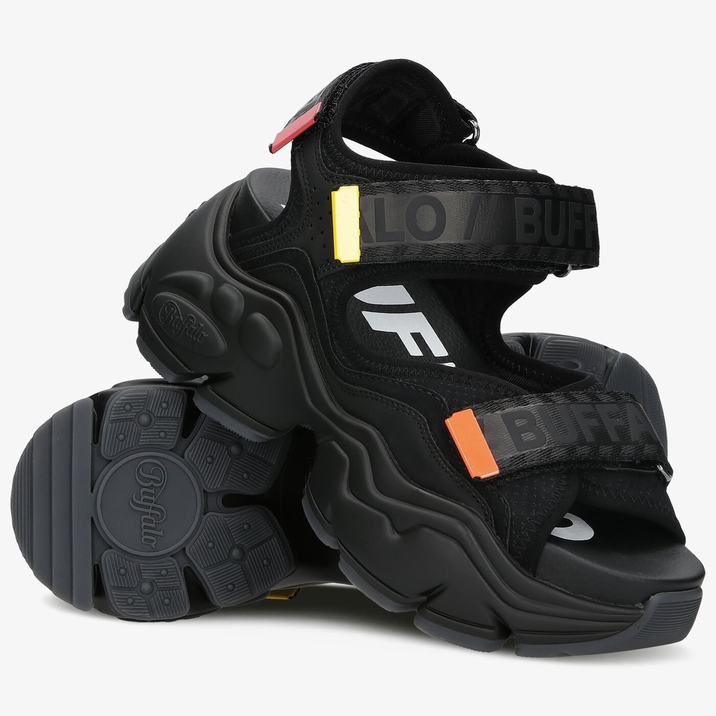 Damskie sandały BUFFALO BINARY 0 1602031 kolor czarny