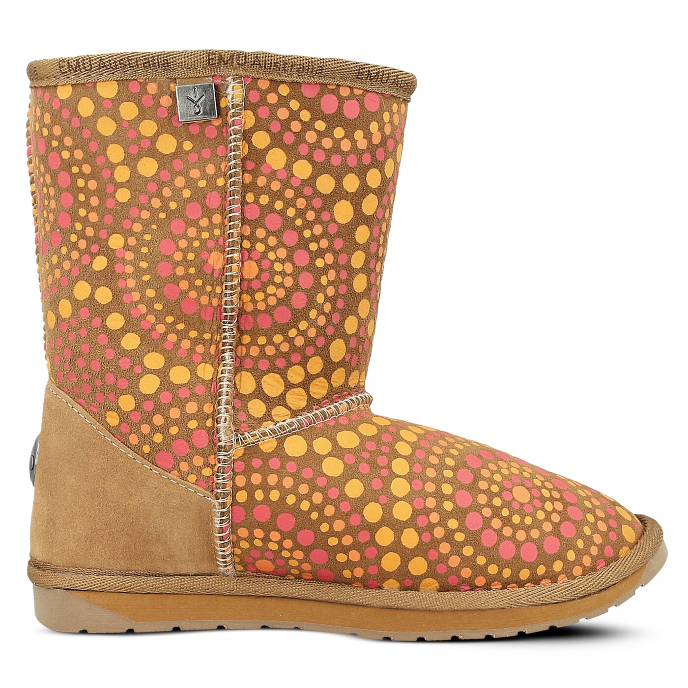 Damskie śniegowce EMU PLATINUM STINGER INDIGENOUS LO CHESTNUT wp10536chestnut kolor brązowy