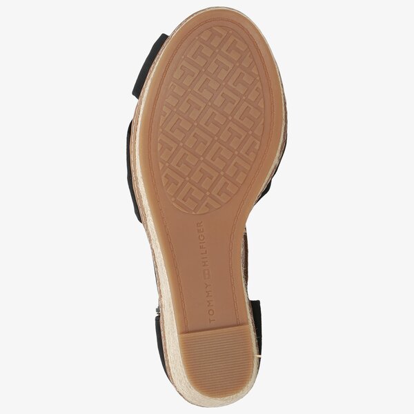 Damskie sandały TOMMY HILFIGER ICONIC ELENA SANDAL fw0fw00905990 kolor czarny