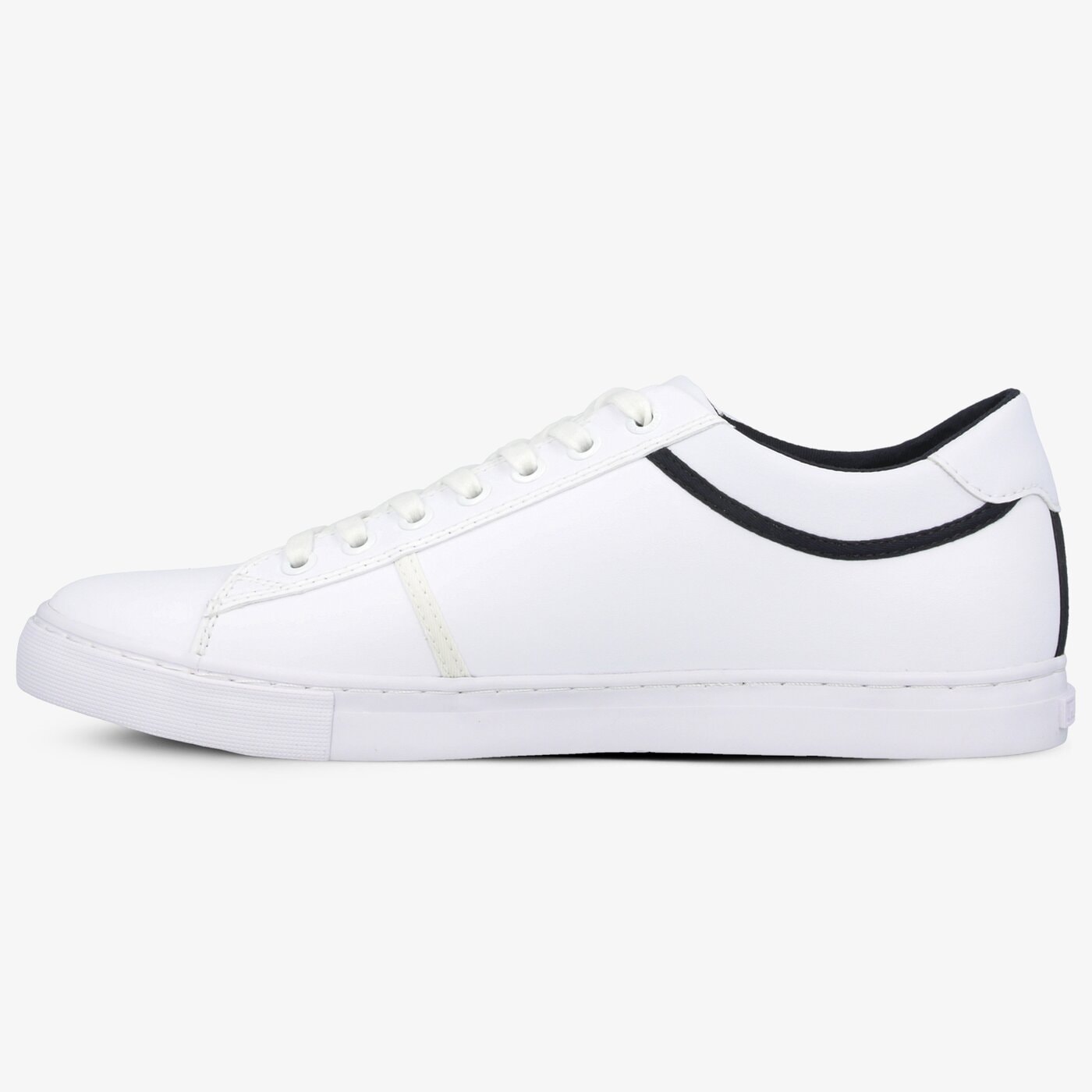 Męskie trampki TOMMY HILFIGER ESSENTIAL LEATHER SNEAKER fm0fm02681ybs kolor biały