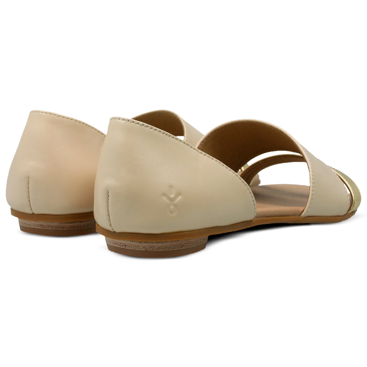 Damskie sandały EMU IBIZA ALMOND METALLIC w11718almondmetalli kolor beżowy