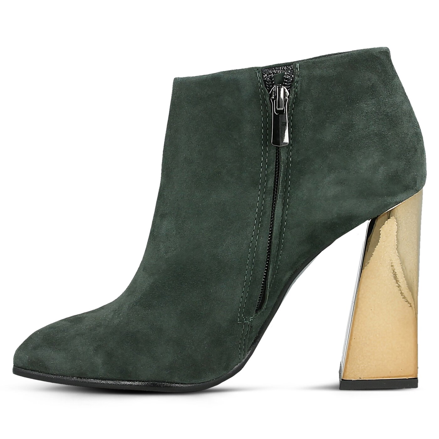 Damskie buty za kostkę BALDOWSKI BOTEK NA SŁUPKU D021644048009 d021644048009 kolor zielony