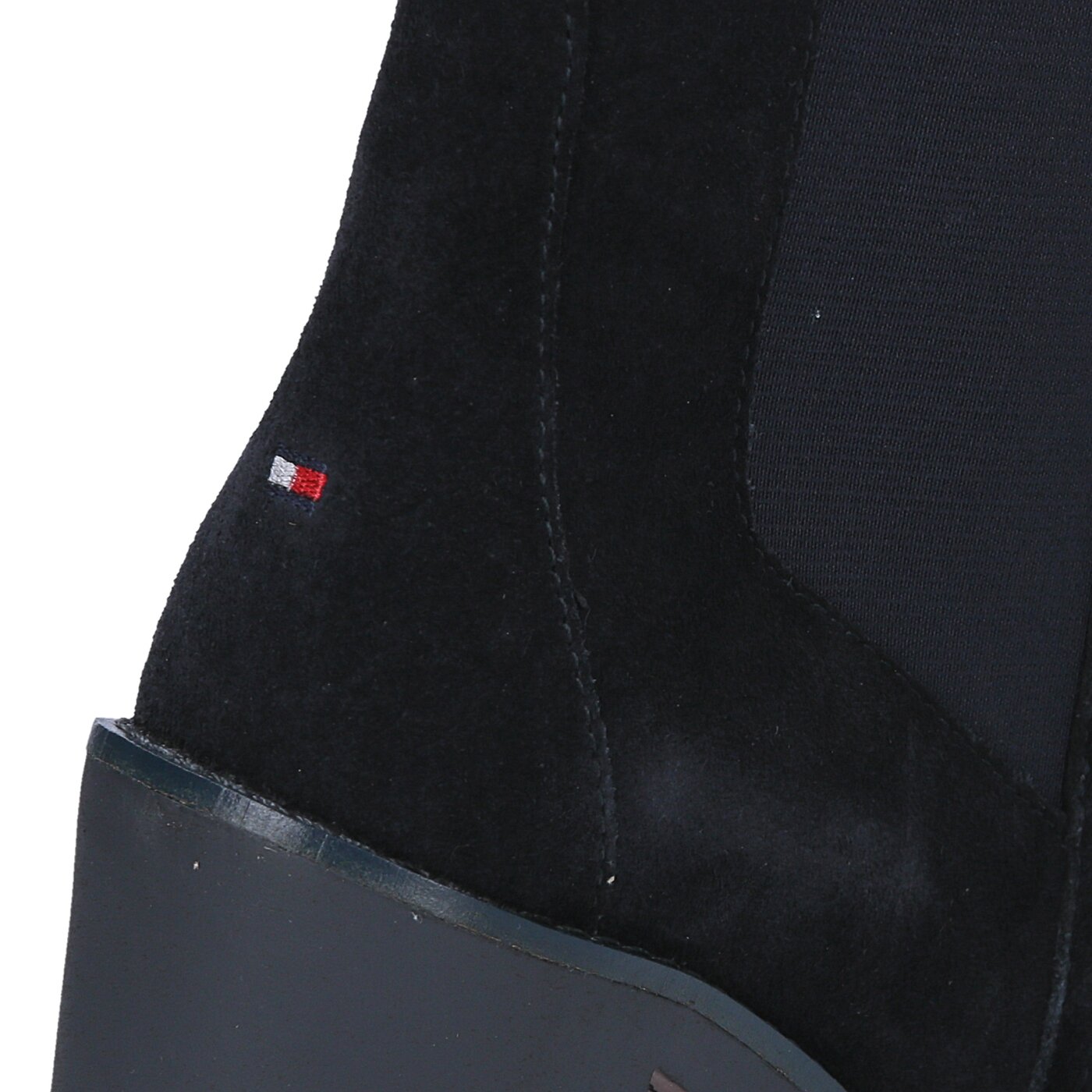 Damskie botki / sztyblety TOMMY HILFIGER P1285AOLA 1B fw56821570403 kolor granatowy