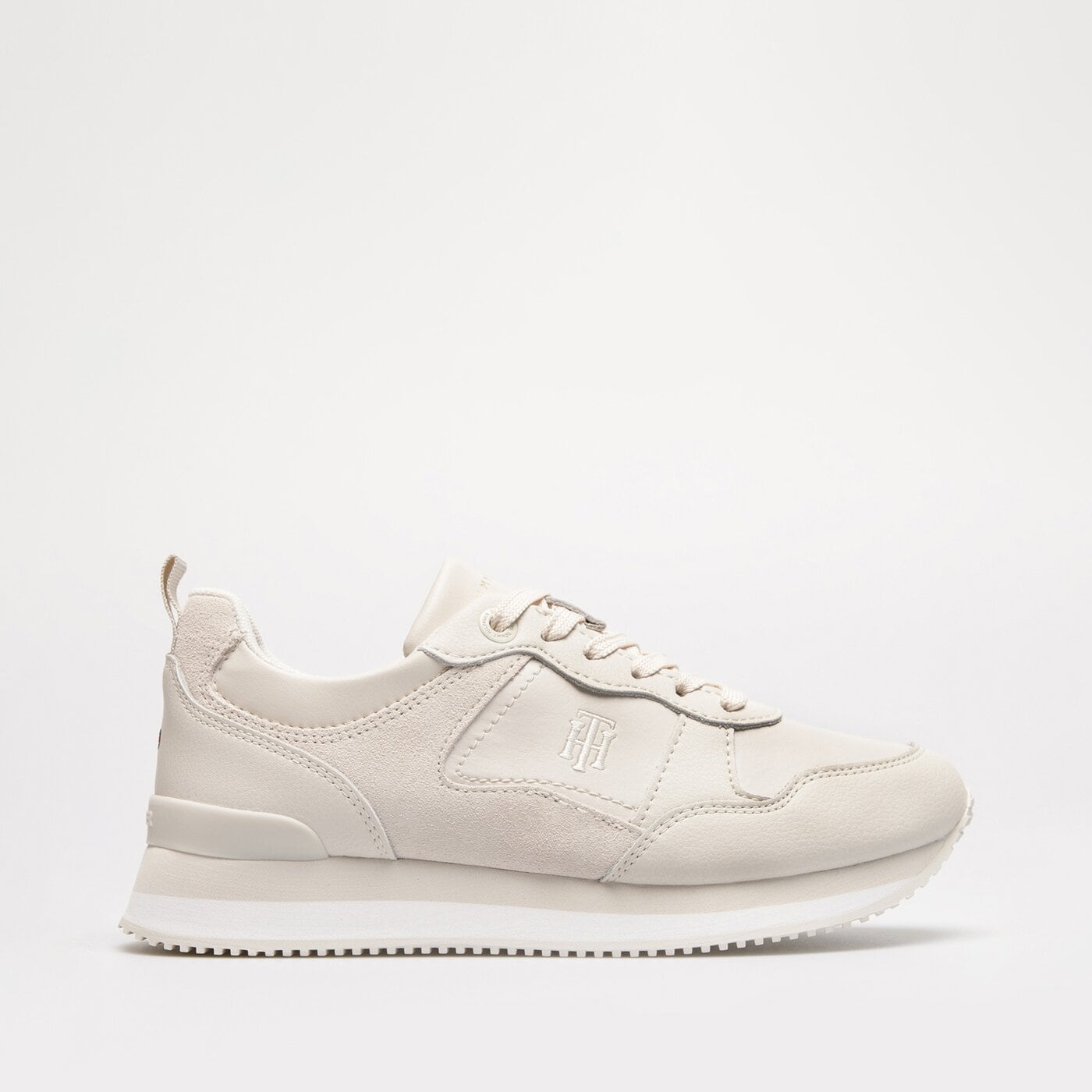 Damskie sneakersy (buty) TOMMY HILFIGER FEMININE ACTIVE SNEAKER fw0fw06528af4 kolor beżowy