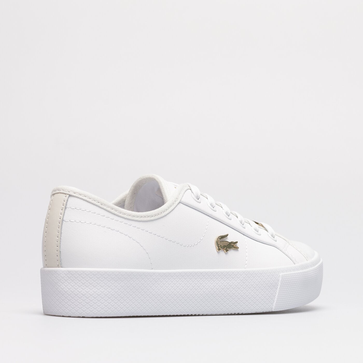 Damskie trampki LACOSTE ZIANE PLUSGRAND 07221 CFA 743cfa0014216 kolor biały