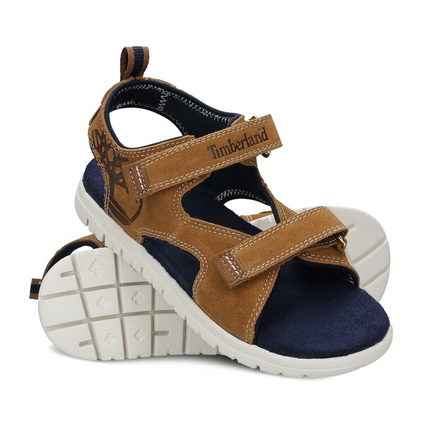 Dziecięce sandały / klapki TIMBERLAND PIERMONT H&L SANDAL a1lnh kolor żółty