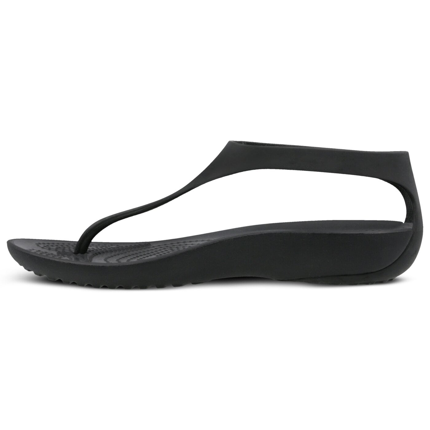 Damskie sandały CROCS SERENA FLIP #205468060# kolor czarny