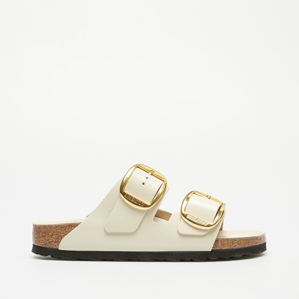 Damskie klapki BIRKENSTOCK ARIZONA BB LENA HS ECRU HEX 1026128 kolor beżowy