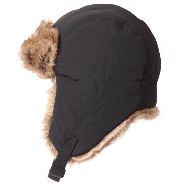 Męska czapka zimowa TIMBERLAND CZAPKA UNISEX NYLON TRAPPER j1825001 kolor czarny