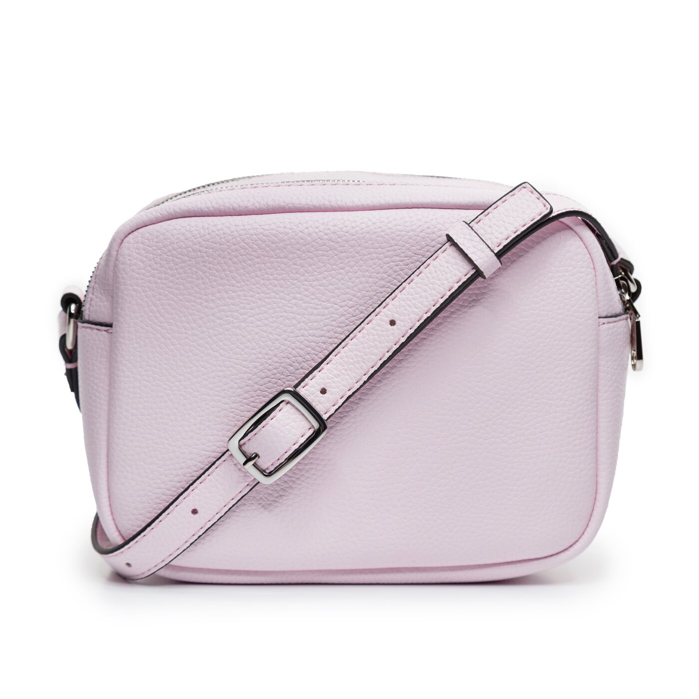Damska torebka CALVIN KLEIN TOREBKA DOUBLE ZIP CROSSBODY k60k607479tn9 kolor różowy