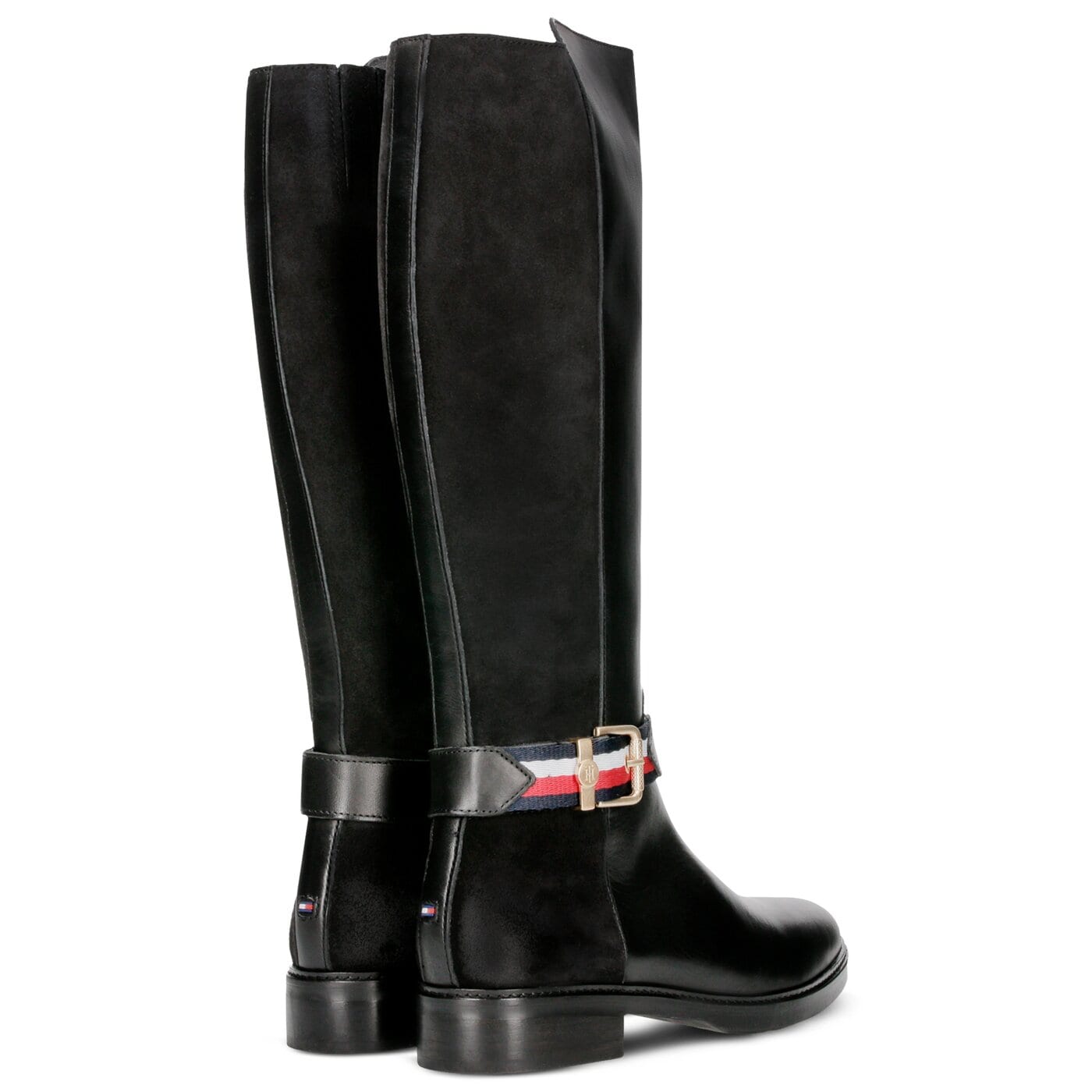 tommy hilfiger double detail long boot