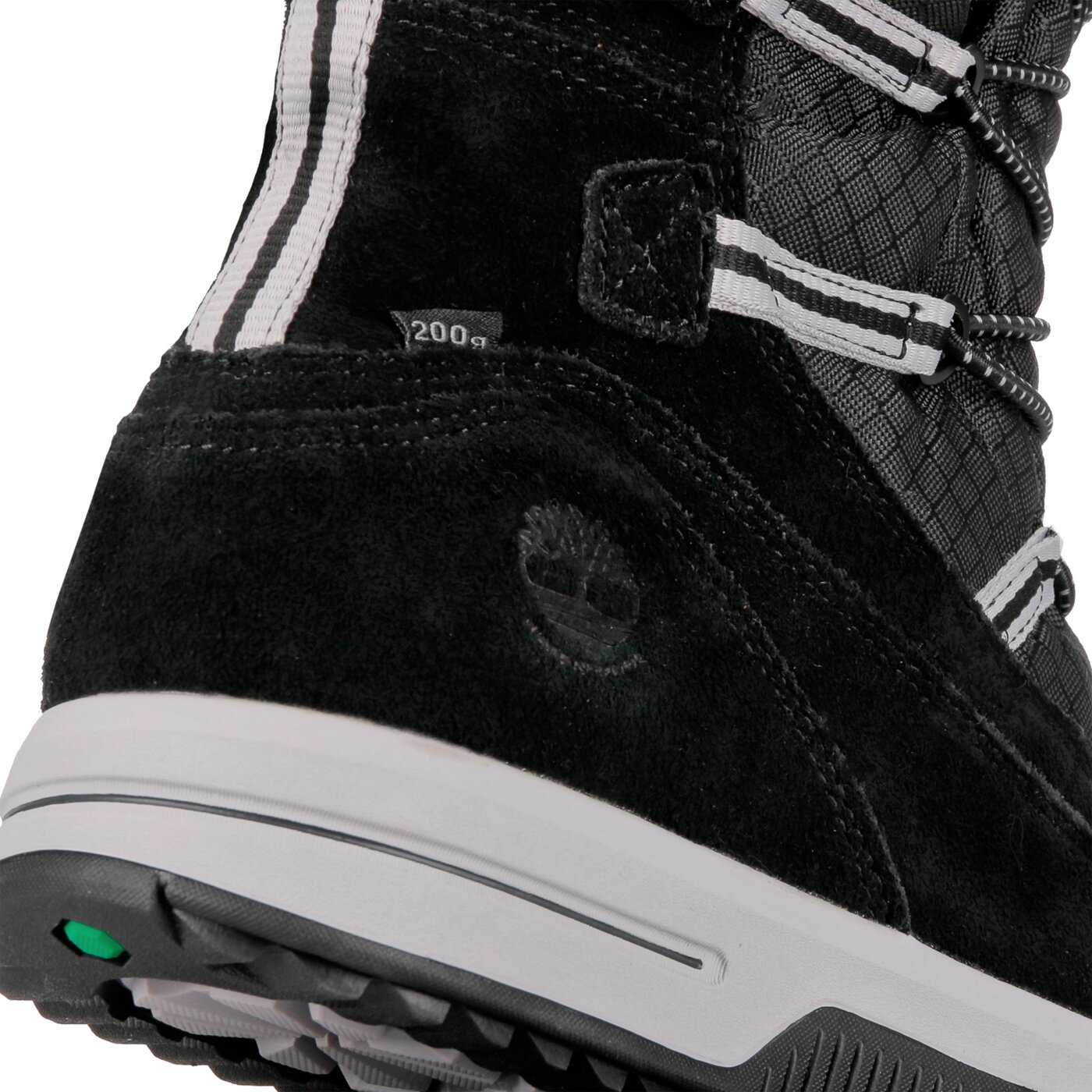 Dziecięce buty outdoor / trekkingowe TIMBERLAND SNOW STOMPER PULL ON WP a1uik kolor czarny