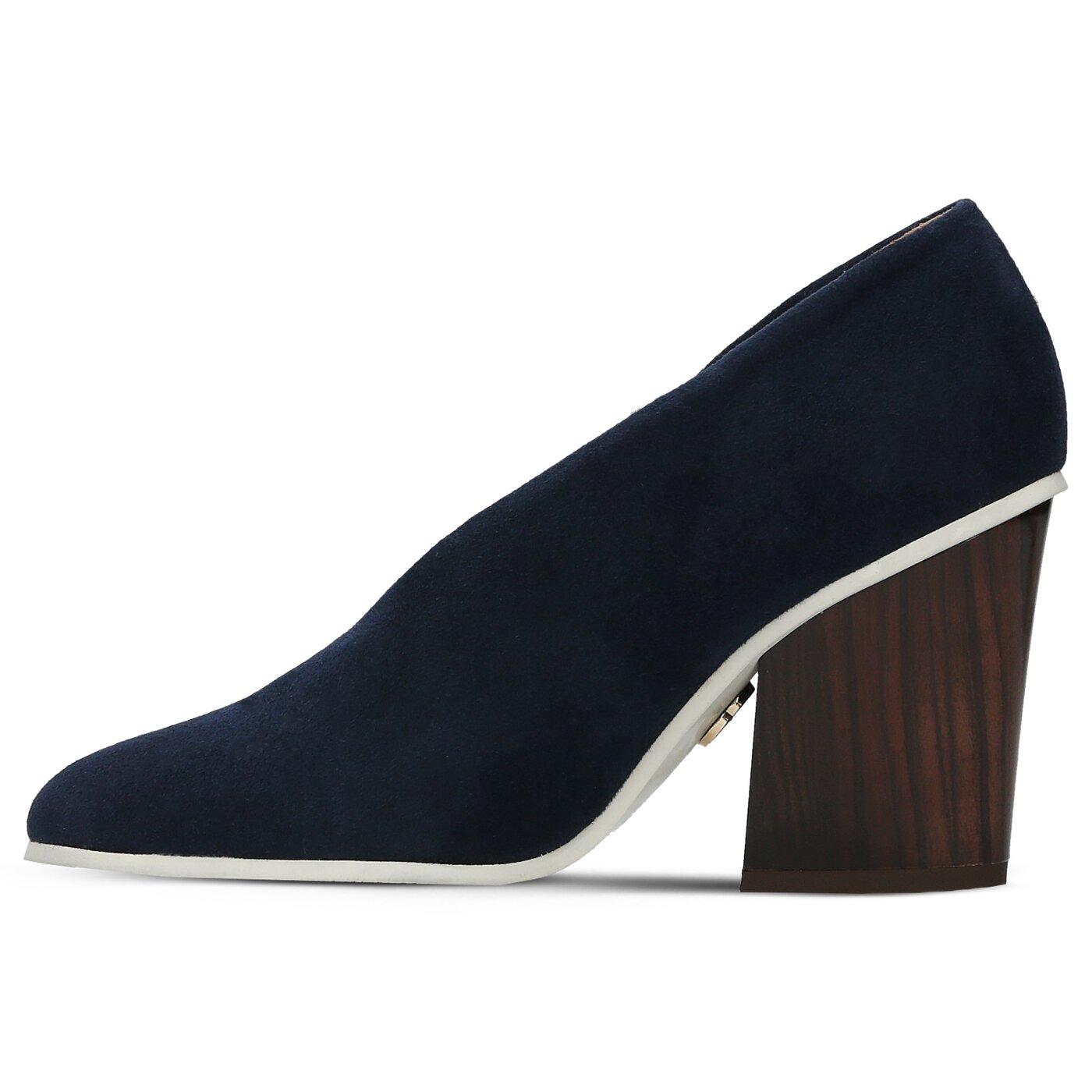 Damskie szpilki / czółenka BALDOWSKI LINE-B MINIMAL ALMOND d017553868g06 kolor granatowy