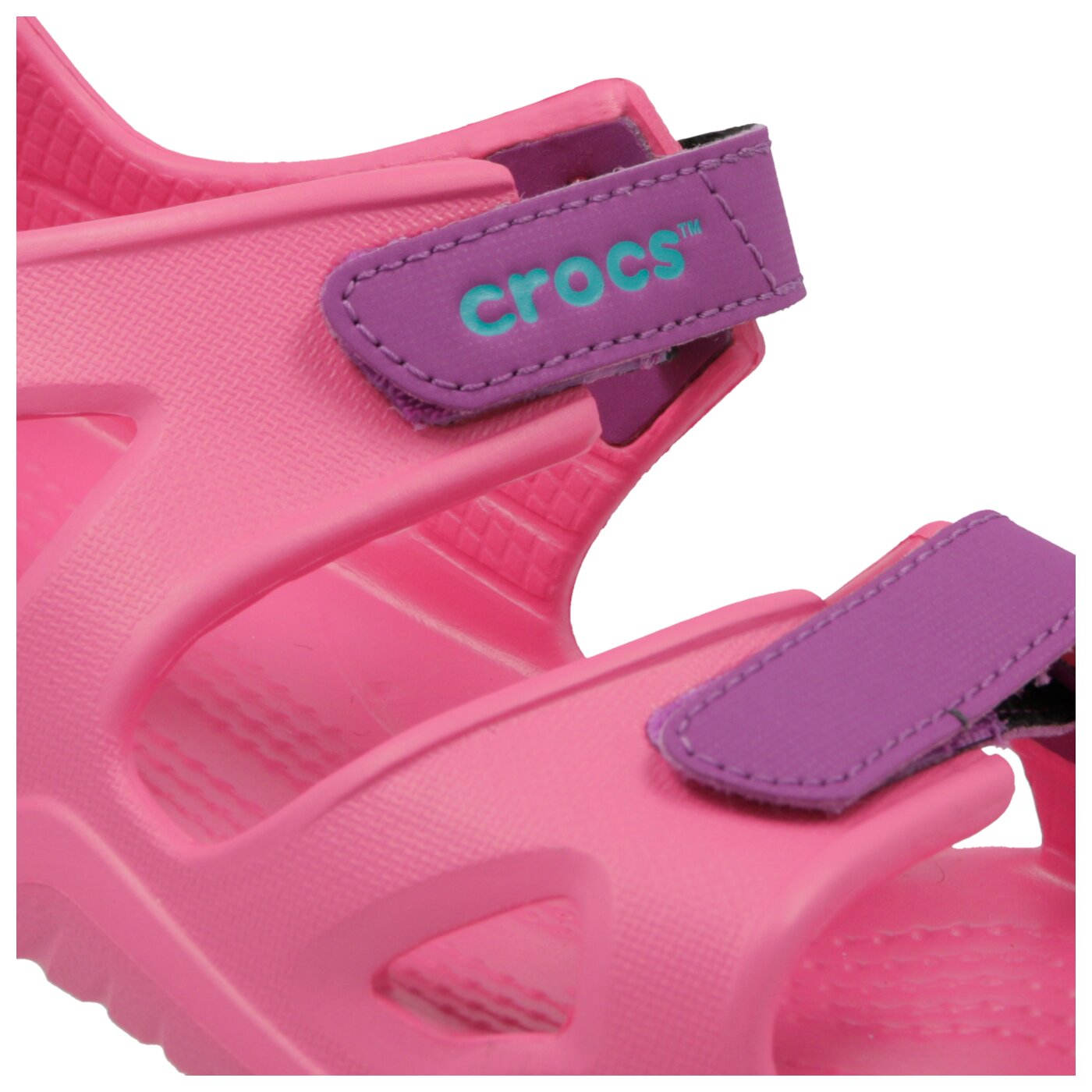 Dziecięce sandały / klapki CROCS SWIFTWATER RIVER SANDAL K 20498860ok kolor różowy